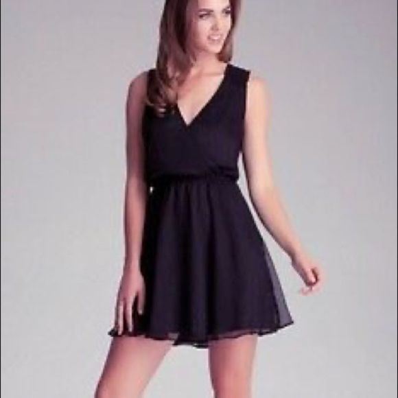 Bebe black cocktail dress macram supplice size medium - Picture 6 of 7